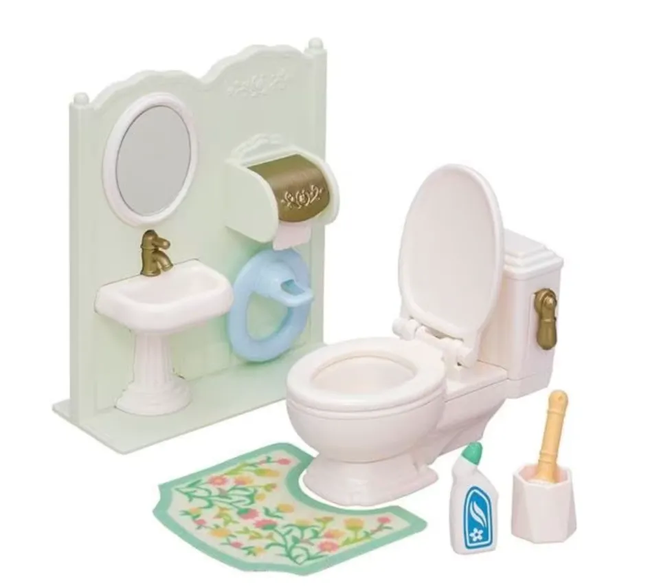 Calico Critters Toilet Set