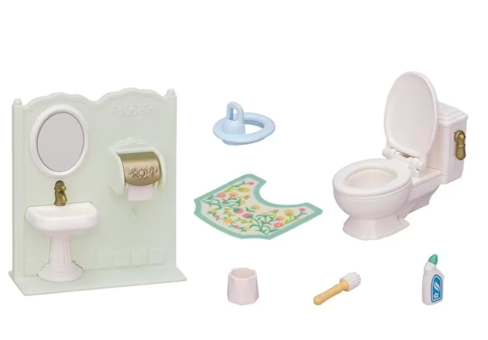 Calico Critters Toilet Set