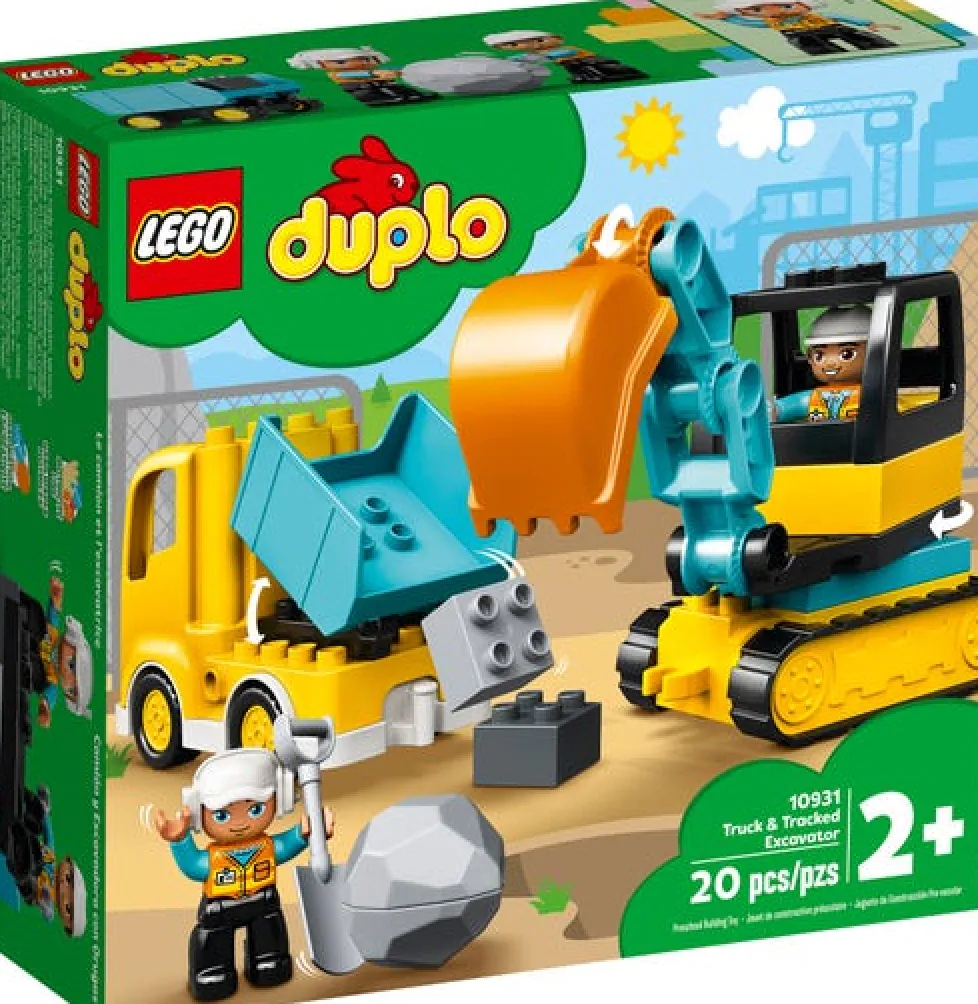 LEGO® DUPLO® Truck & Tracked Excavator 10931