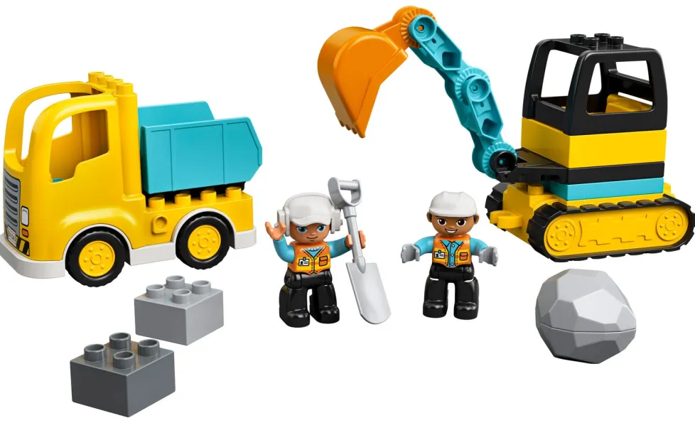 LEGO® DUPLO® Truck & Tracked Excavator 10931