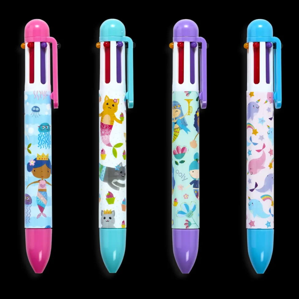 Ooly 6-Click Multi Color Pen Mermaid
