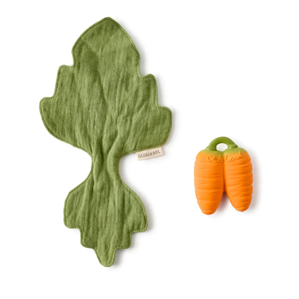 Oli & Carol Cathy the Carrot Mini Doudou Teether