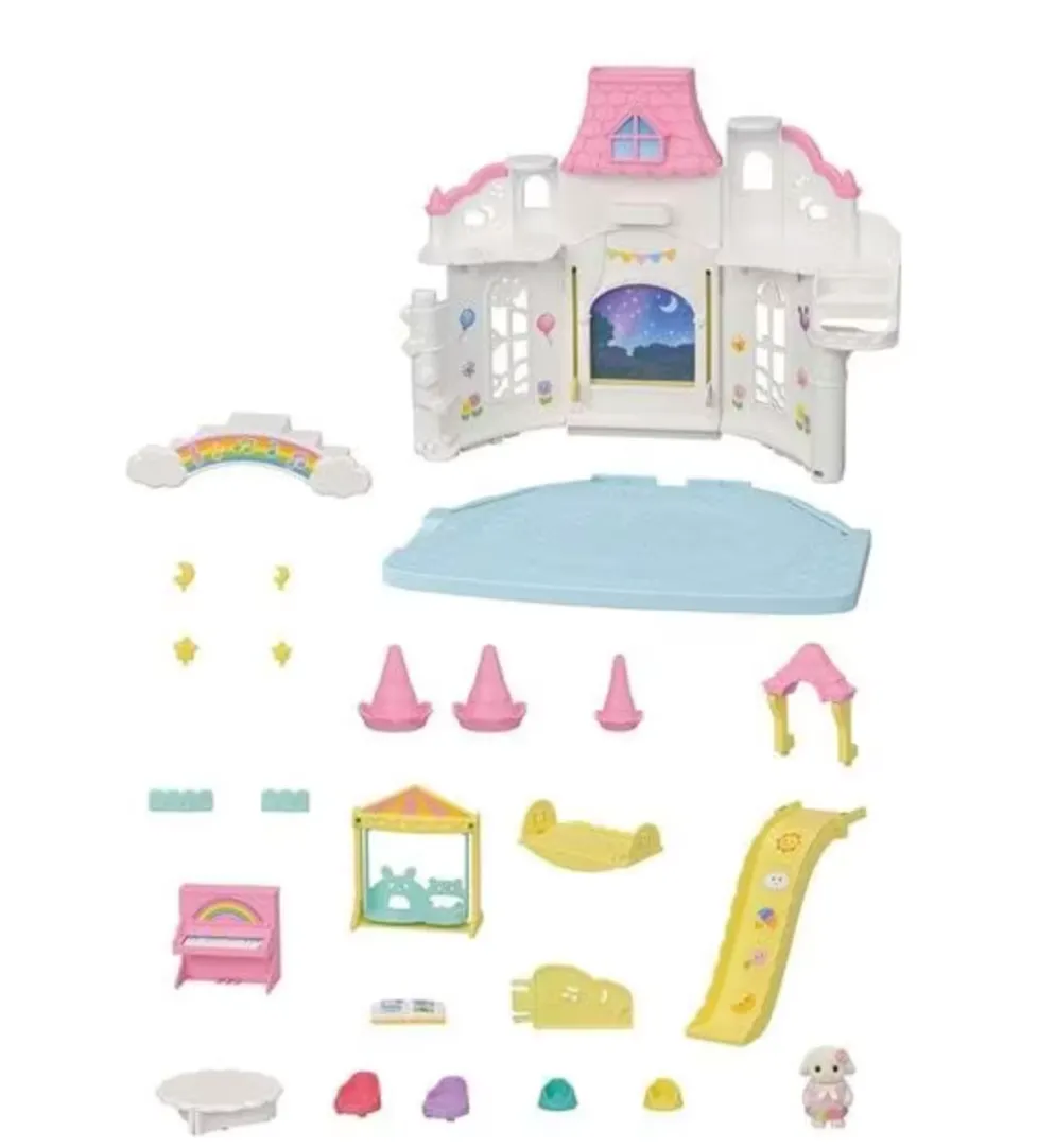 Calico Critters Sunny Castle Nursery Set