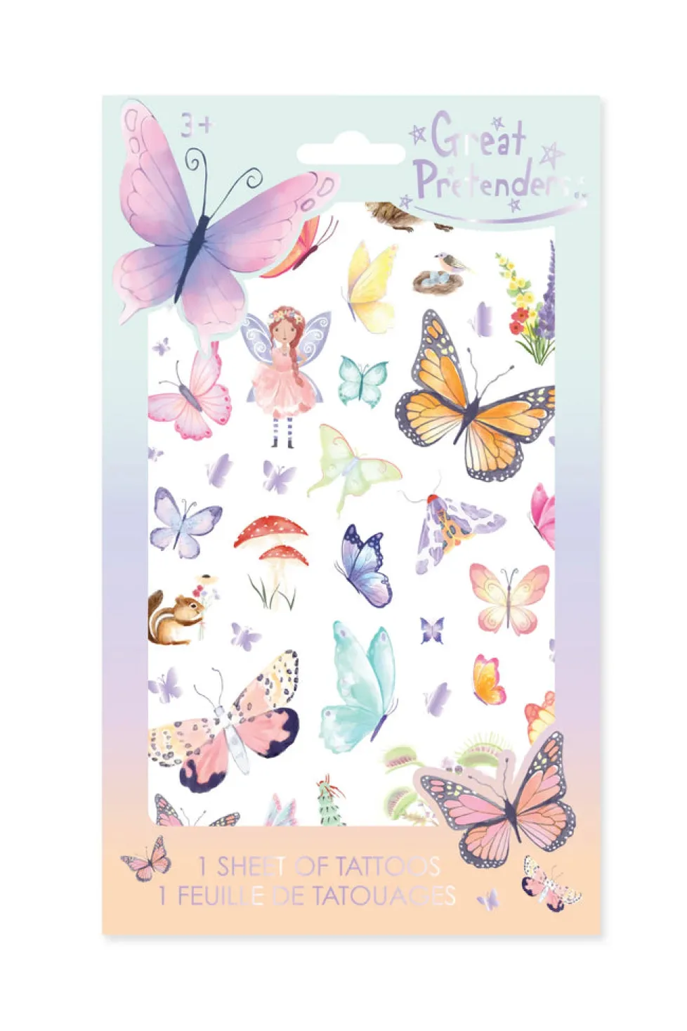 Great Pretenders Temporary Tattoos: Float Like a Butterfly