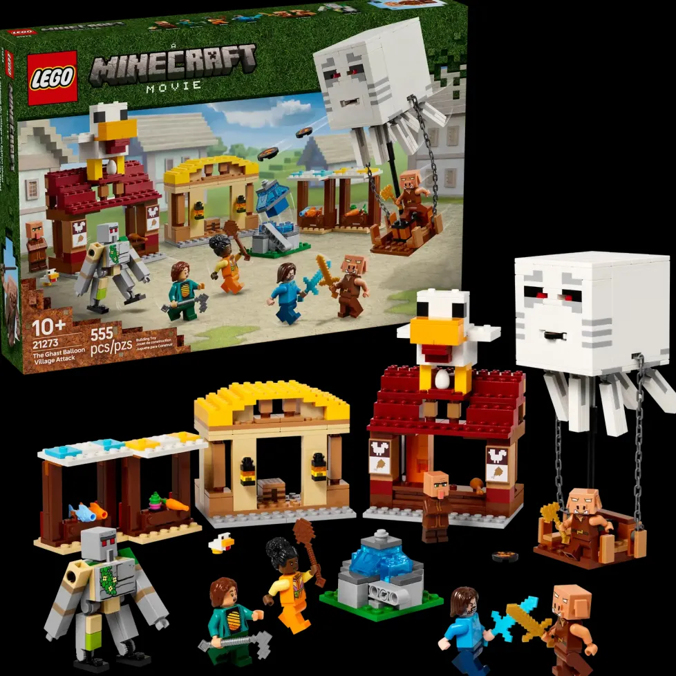 LEGO® Minecraft™ The Ghast Balloon Village Attack 21273