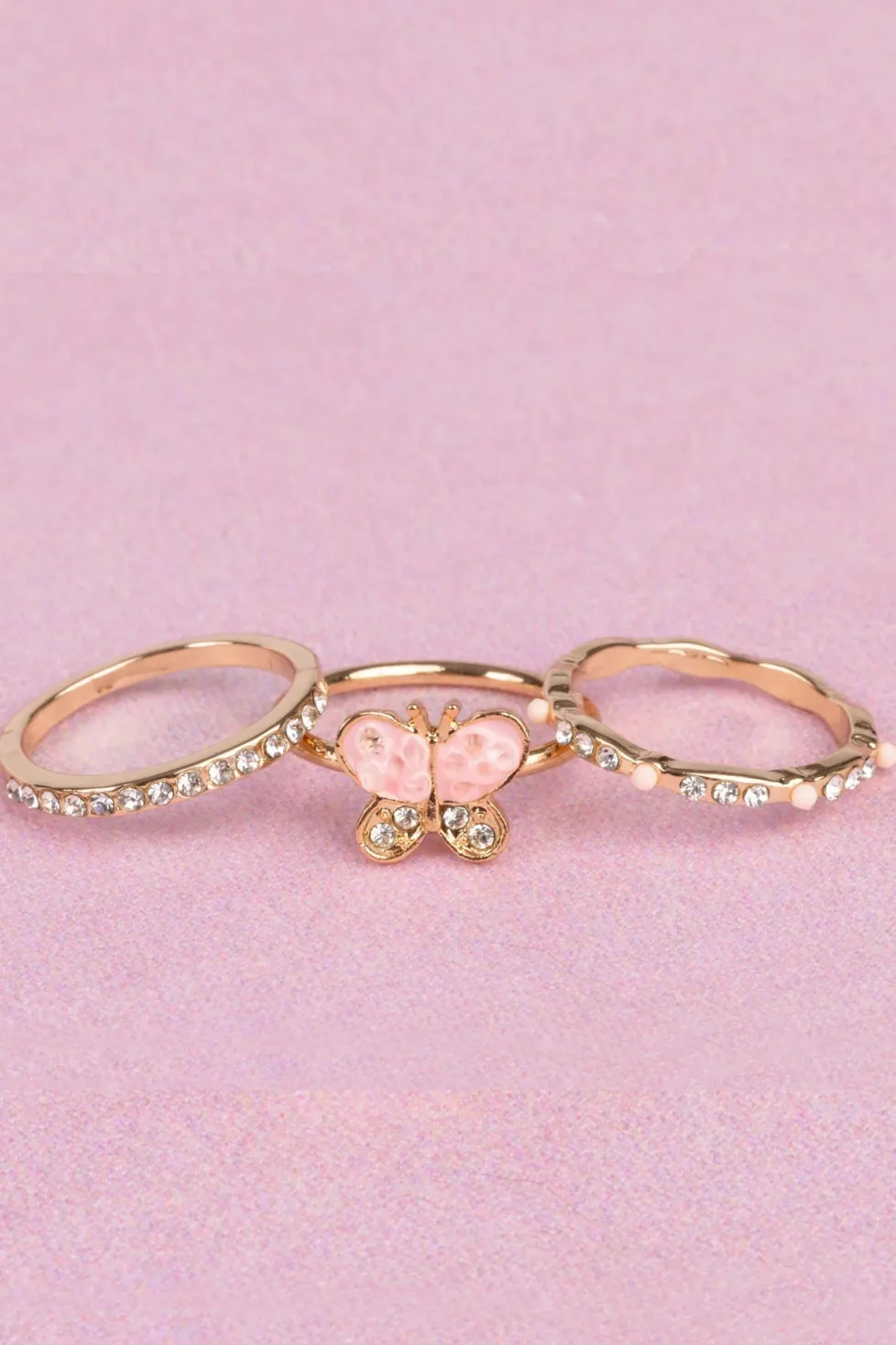 Great Pretenders Boutique Chic Rings: Butterfly Garden