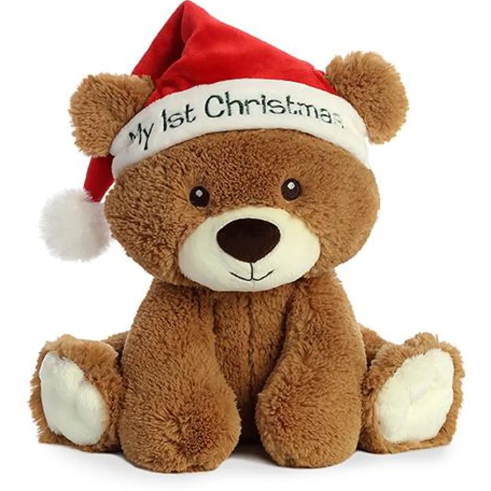 Aurora My 1st Christmas Bear 10"