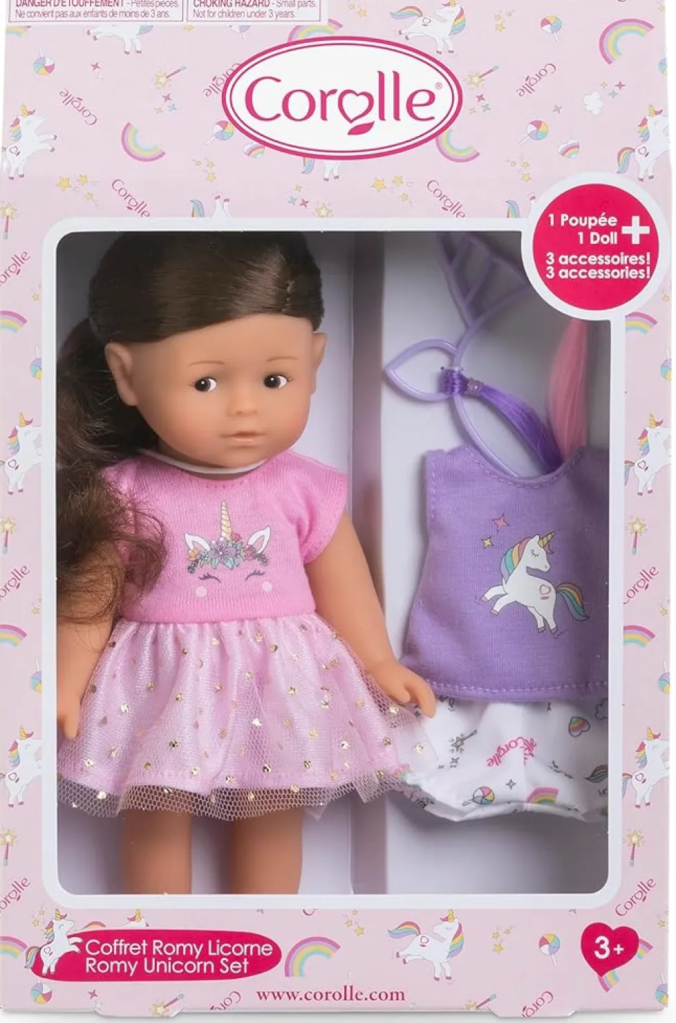 Corolle Dolls Mini Corolline - Romy Unicorn Set