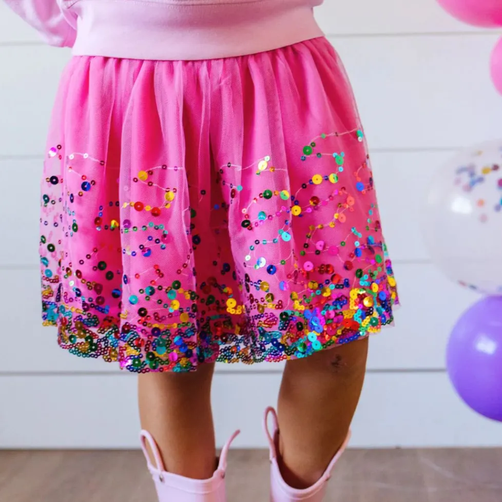 Sweet Wink: Raspberry Confetti Tutu