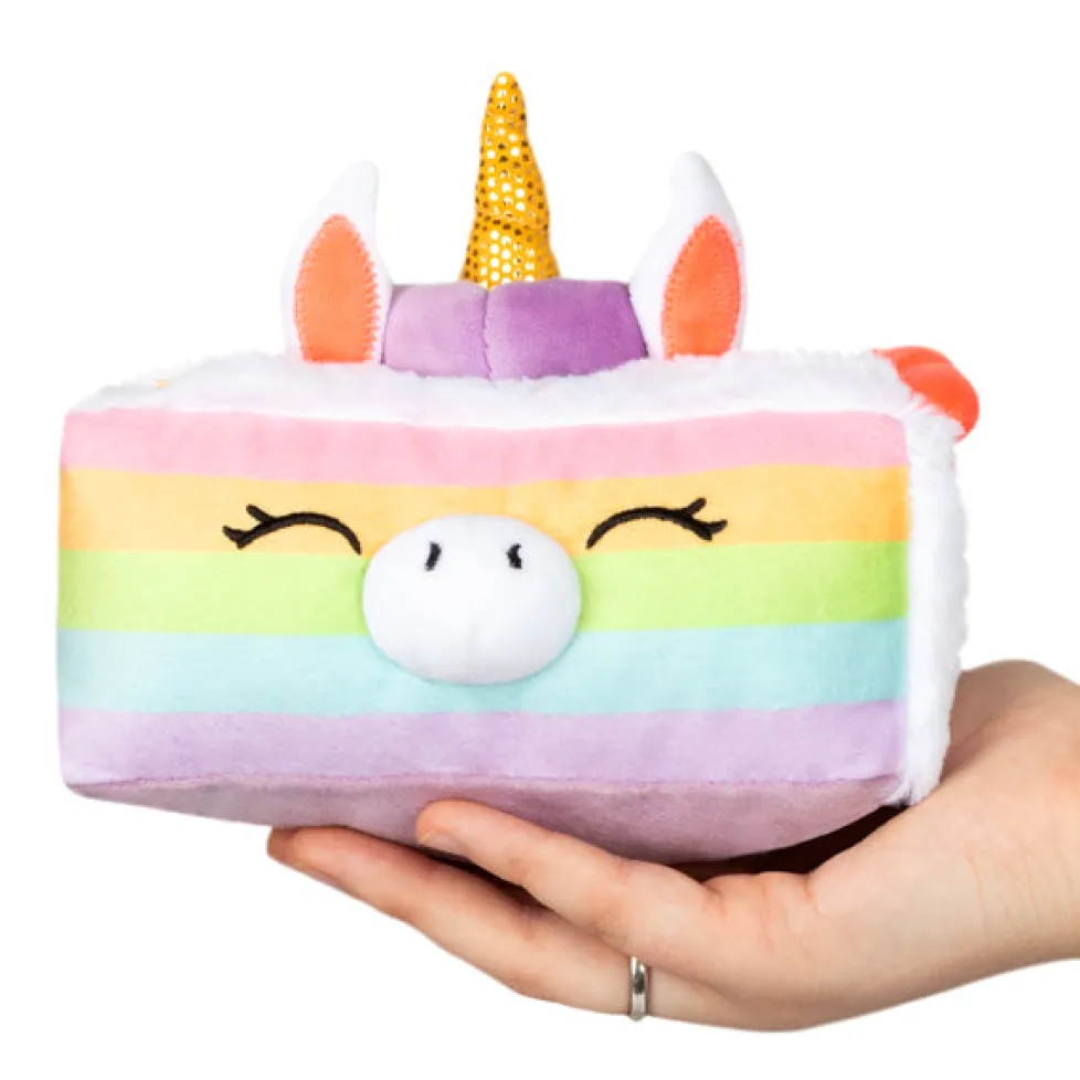 Squishable® Snugglemi Snackers Unicorn Cake 4.5"