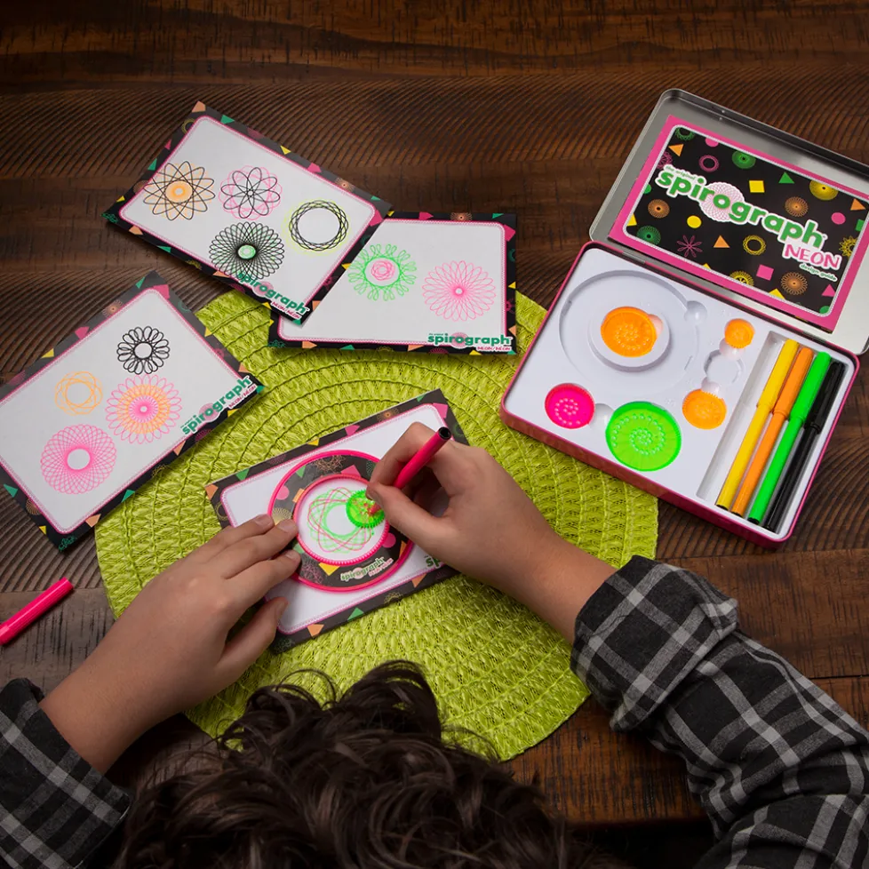 Spirograph Travel Tin Neon