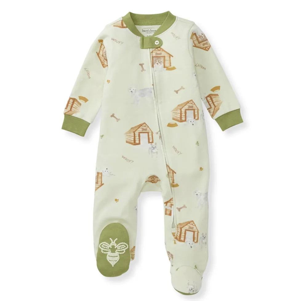 Burt's Bees Organic Baby One-Piece Sleep & Play Dog House
