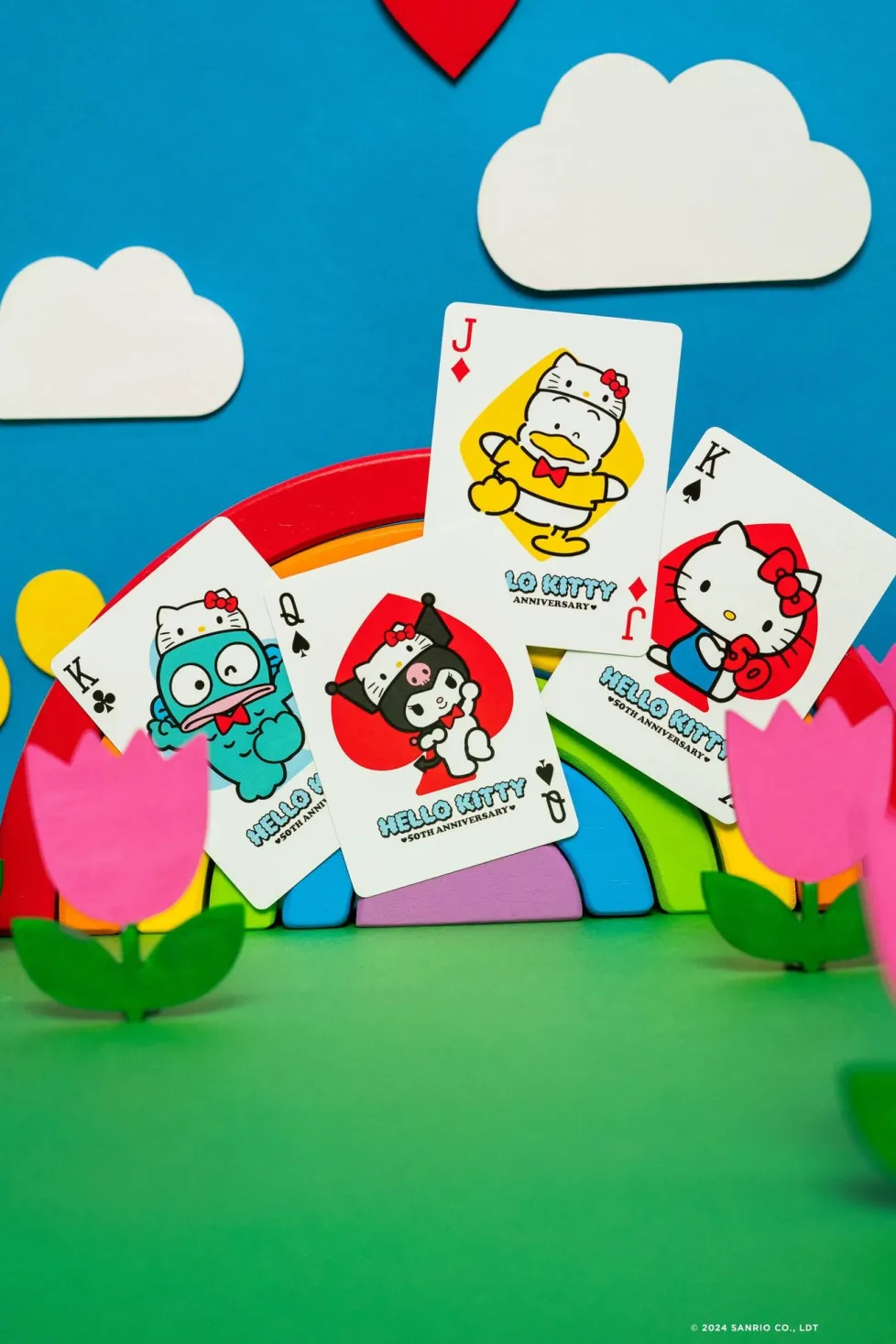 Bicycle Playing Cards: Hello Kitty - 50th Anniversary