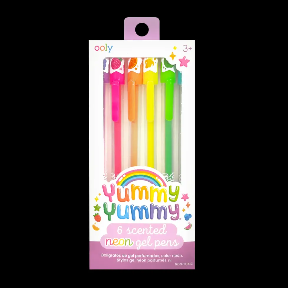Ooly Yummy Yummy Scented Gel Pens - Neon - Set of 6