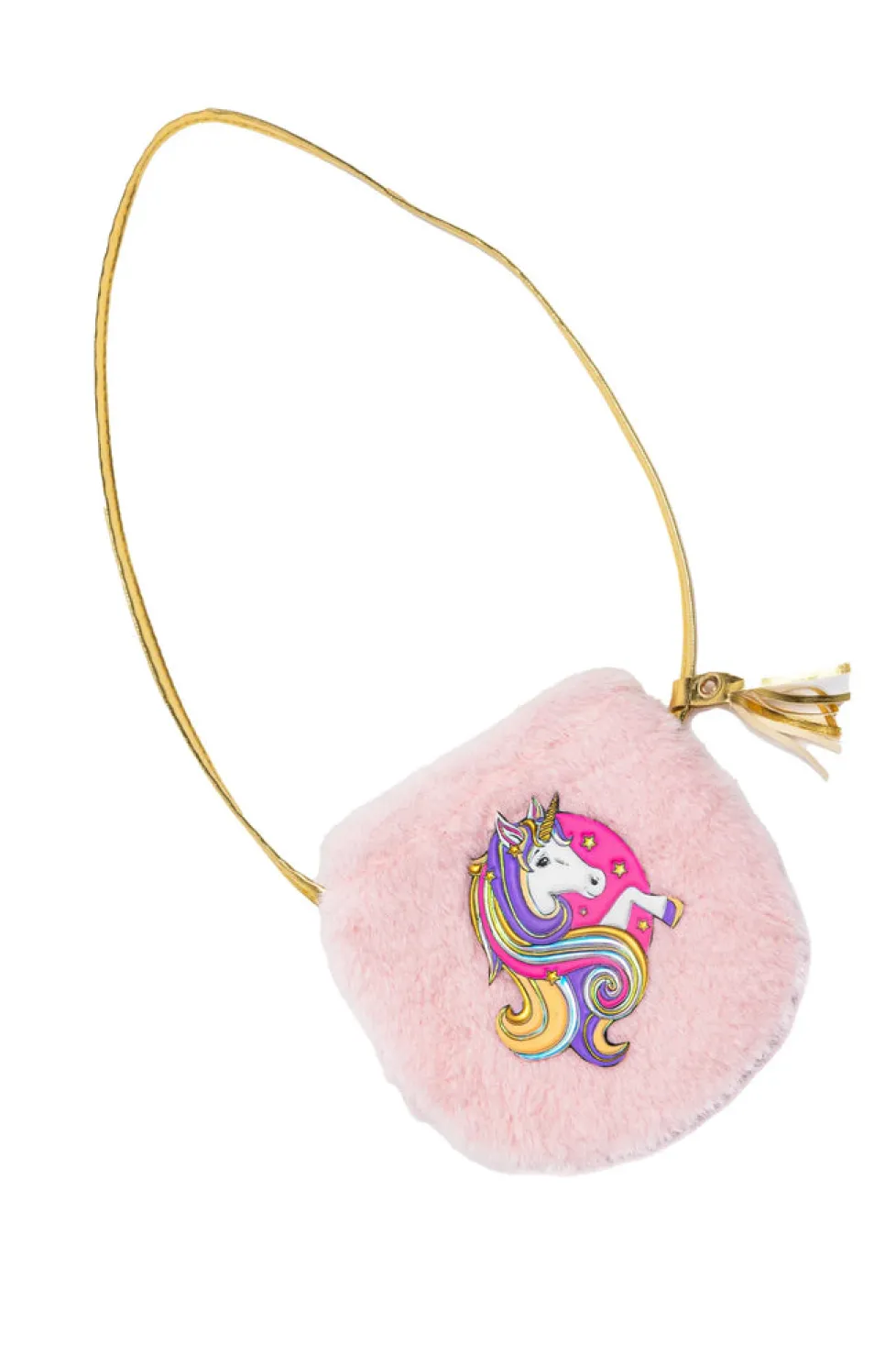 Great Pretenders Fluffy Pink Unicorn Petite Purse