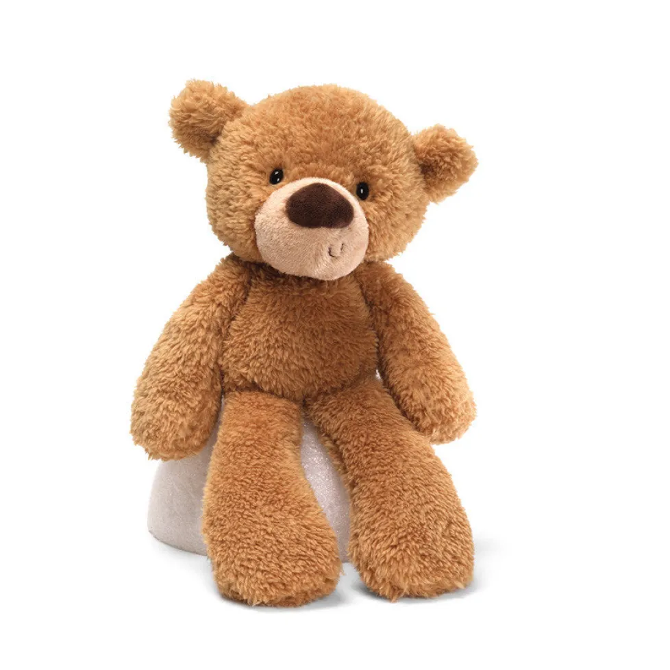 Gund Fuzzy Bear Beige 13.5"