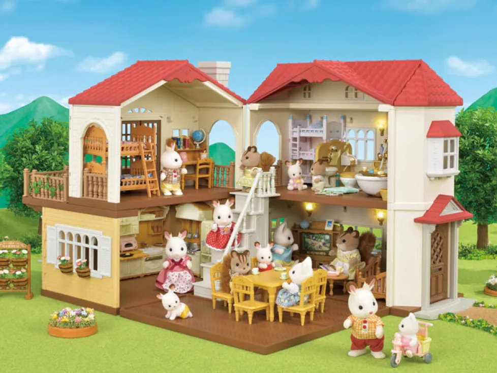 Calico Critters Red Roof Country Home