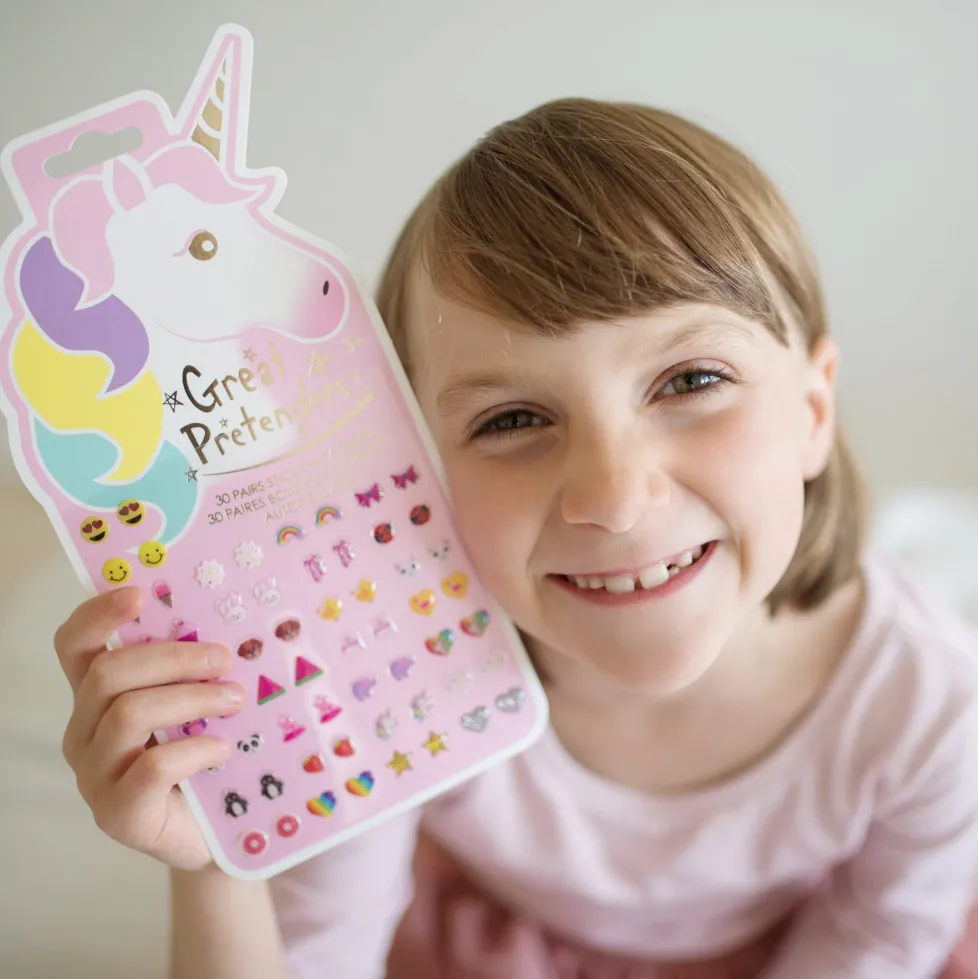 Great Pretenders Sticker Earrings: Unicorn
