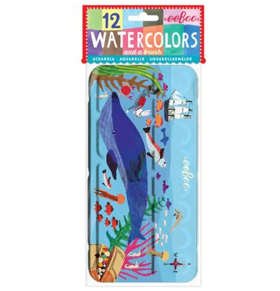 eeBoo Watercolors: In the Sea