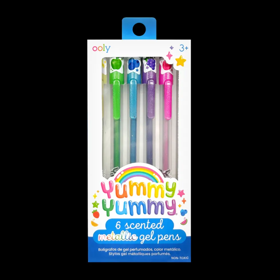 Ooly Yummy Yummy Scented Gel Pens - Metallic - Set of 6