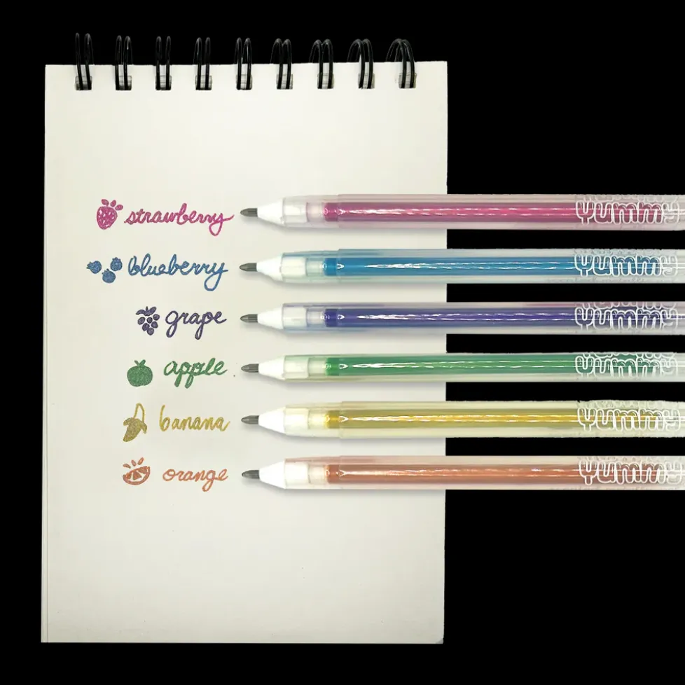 Ooly Yummy Yummy Scented Gel Pens - Metallic - Set of 6
