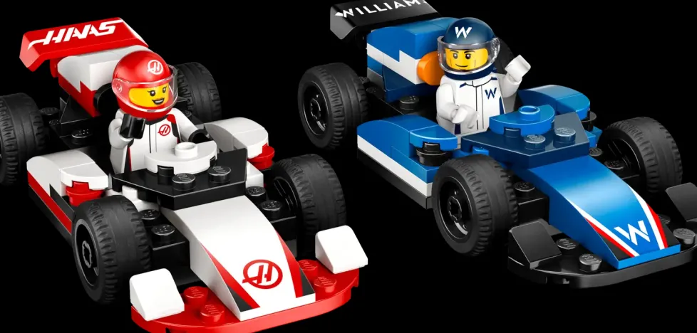 LEGO® F1® Williams Racing & Haas F1® Race Cars 60464