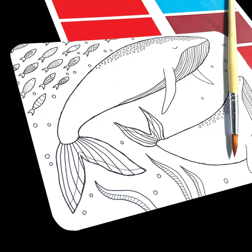 Ooly Scenic Hues DIY Watercolor Art Kit - Ocean Paradise