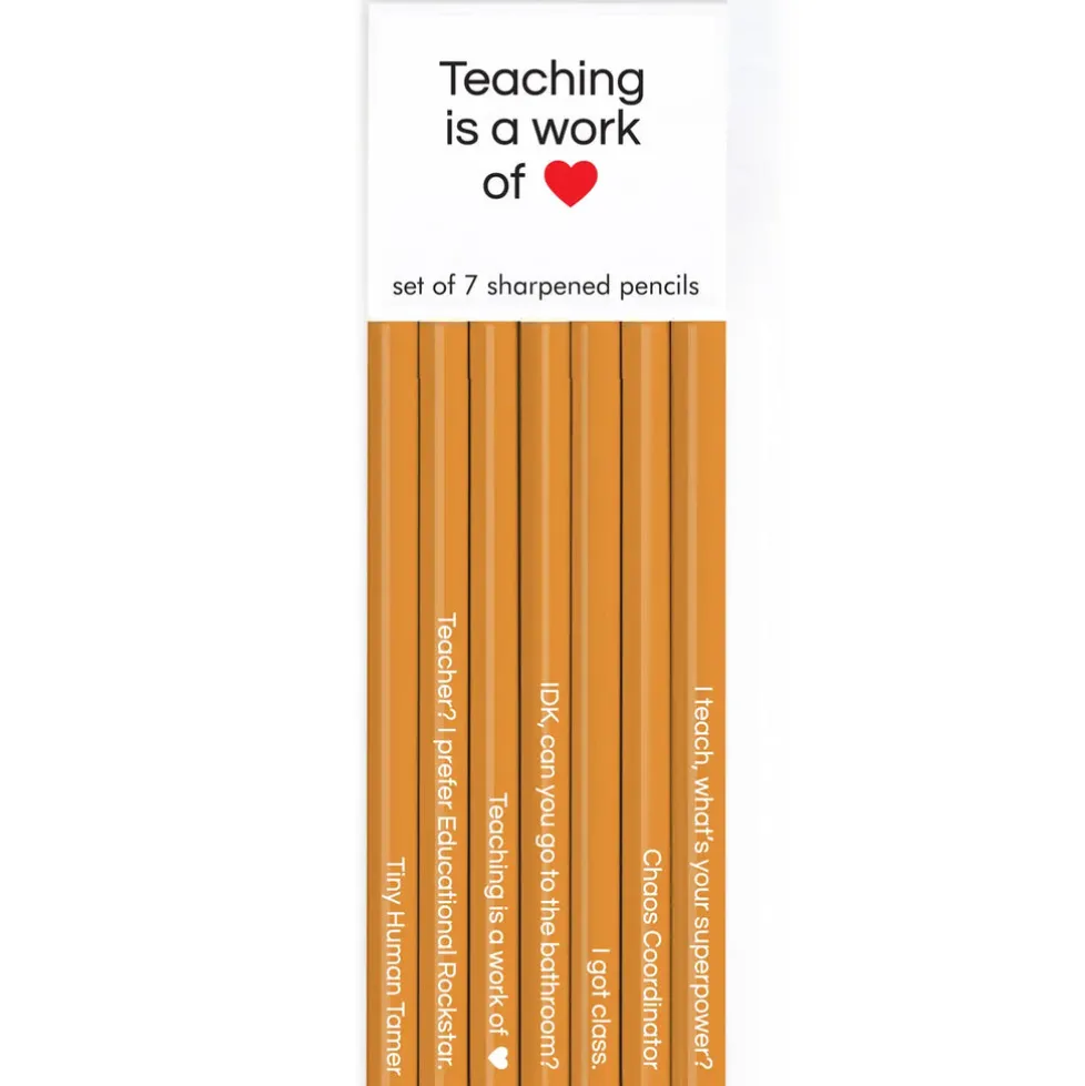 Snifty Pencil Set: Teaching is A Work of the Heart