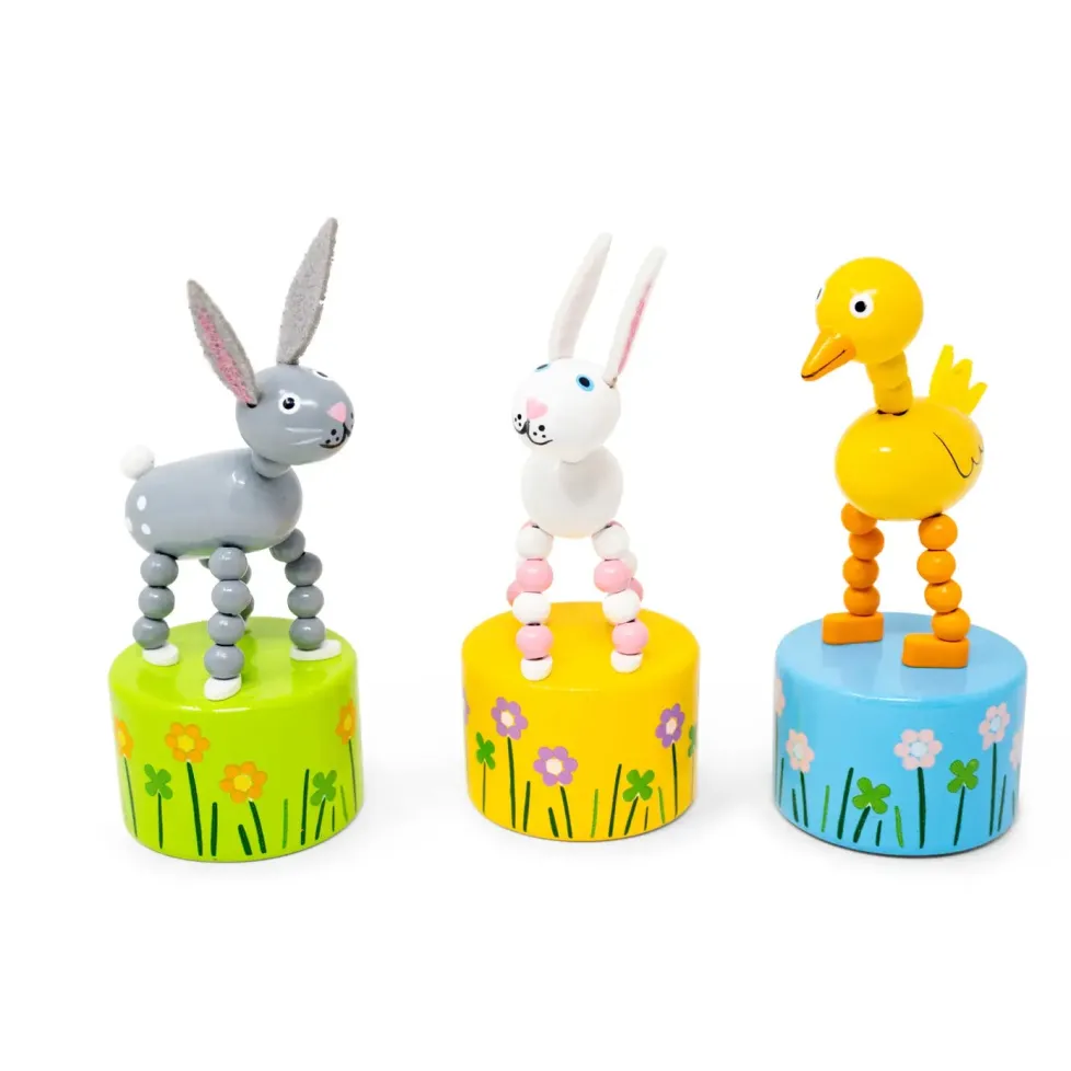 Jack Rabbit Creations Duck & Bunny Push Puppets (1 randomly selected)