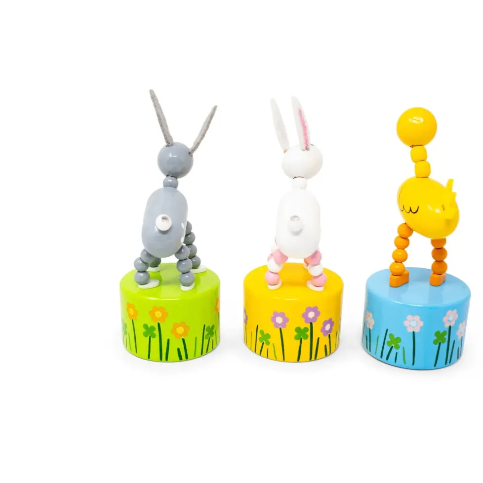 Jack Rabbit Creations Duck & Bunny Push Puppets (1 randomly selected)
