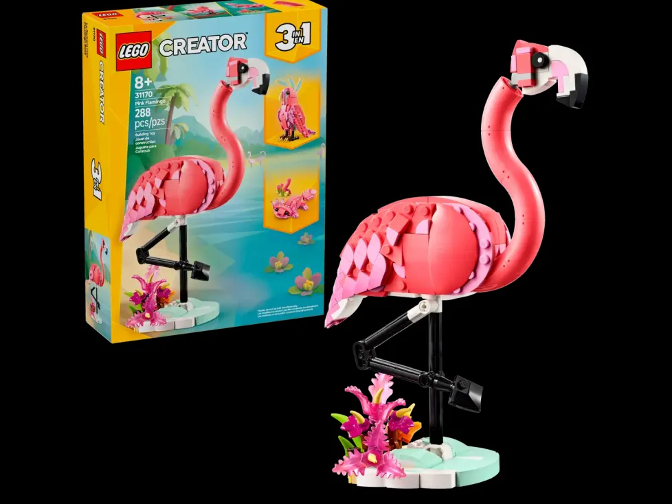 LEGO® Creator 3-in-1: Wild Animals: Pink Flamingo 31170