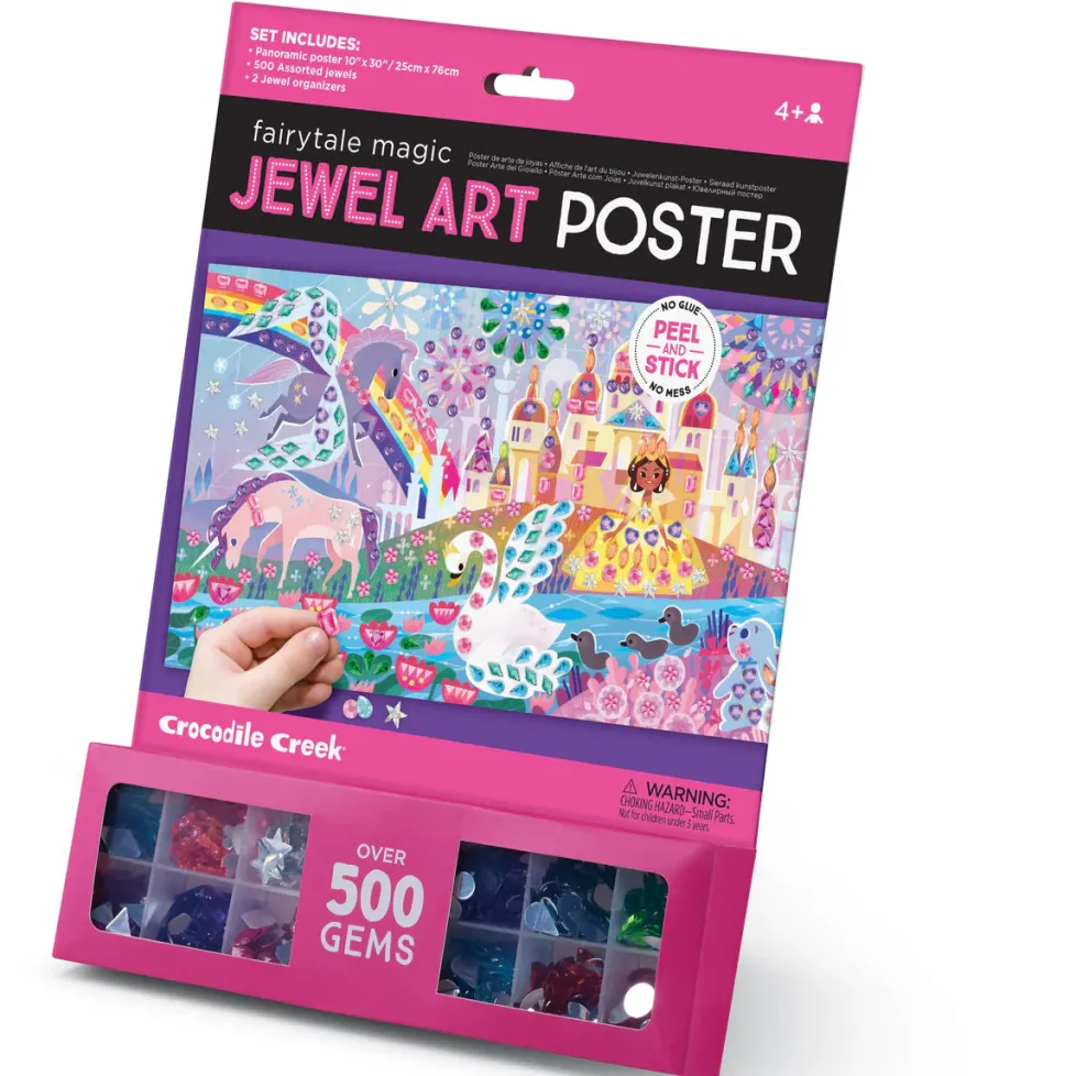 Crocodile Creek Jewel Art Poster: Fairytale Magic
