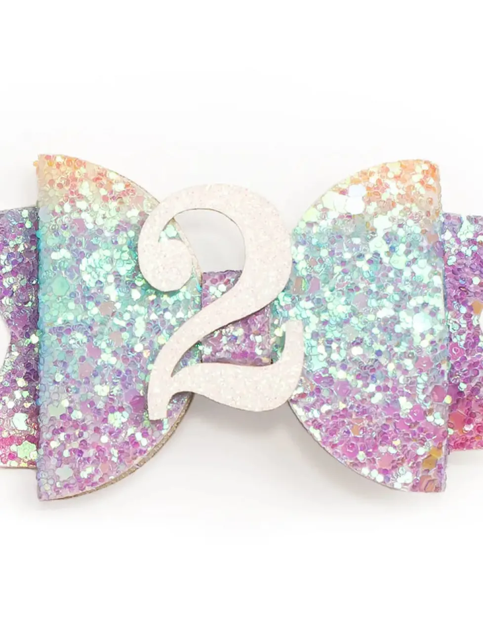 Sweet Wink: Pastel Rainbow Clip: 2nd Birthday