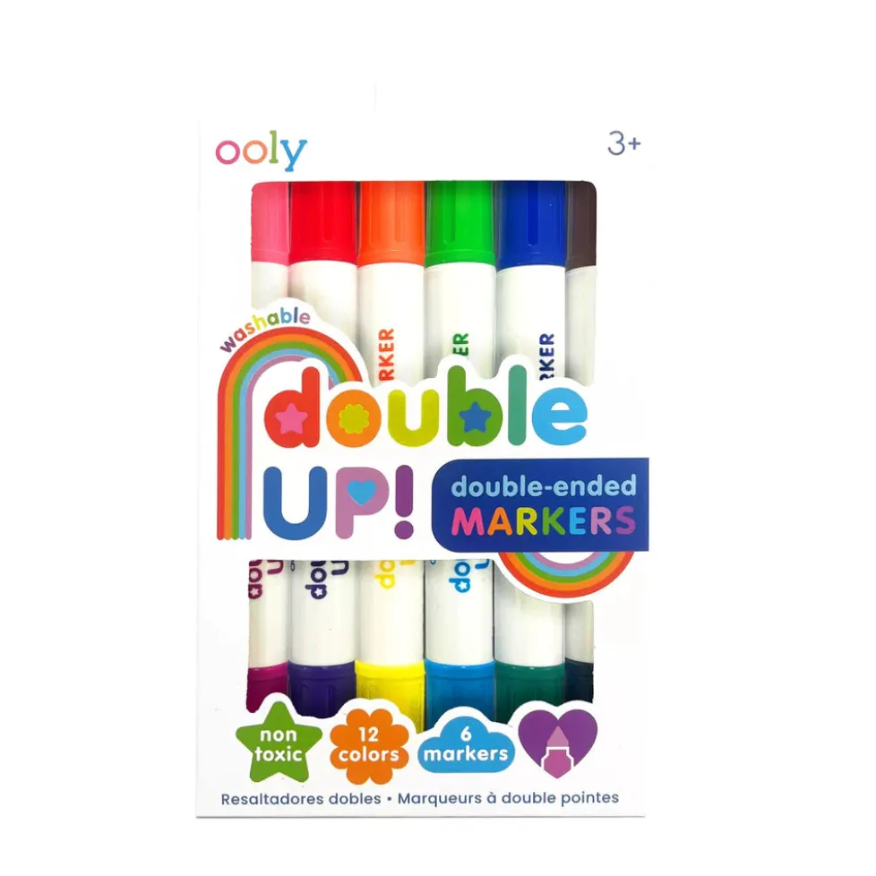 Ooly Double Up! Double-Ended Markers - Set of 6