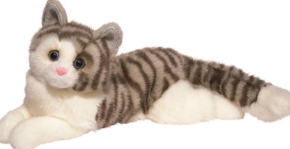 Douglas Smokey Floppy Gray Cat 19"