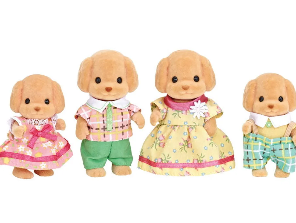 Calico Critters Toy Poodle Family