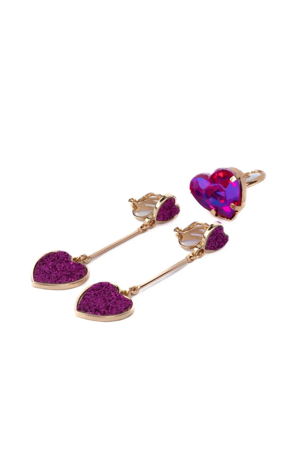 Great Pretenders Clip On Earrings & Ring Set: For My Favorite