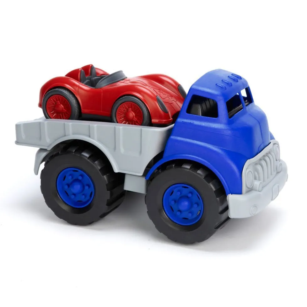 Green Toys Flatbed Truck & Race Car