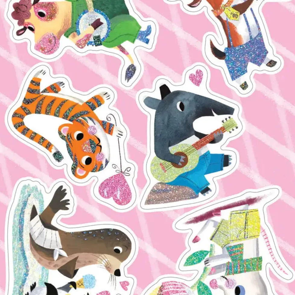 eeBoo Love Shiny Stickers