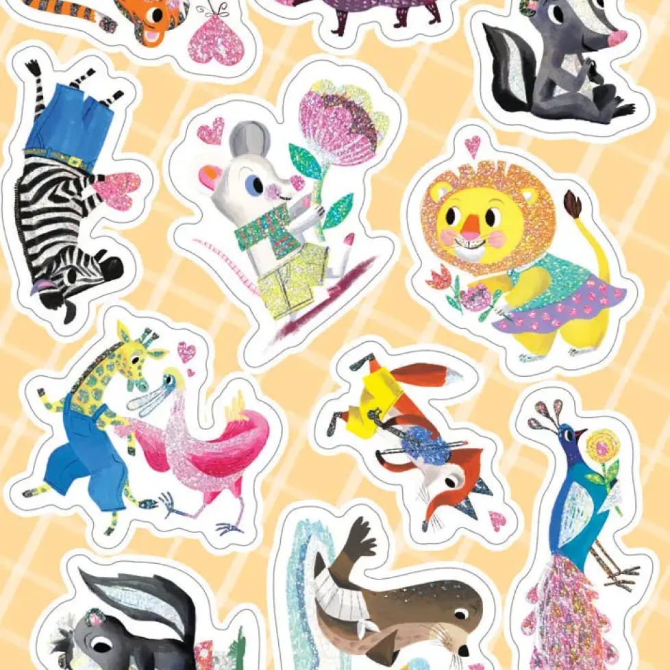 eeBoo Love Shiny Stickers