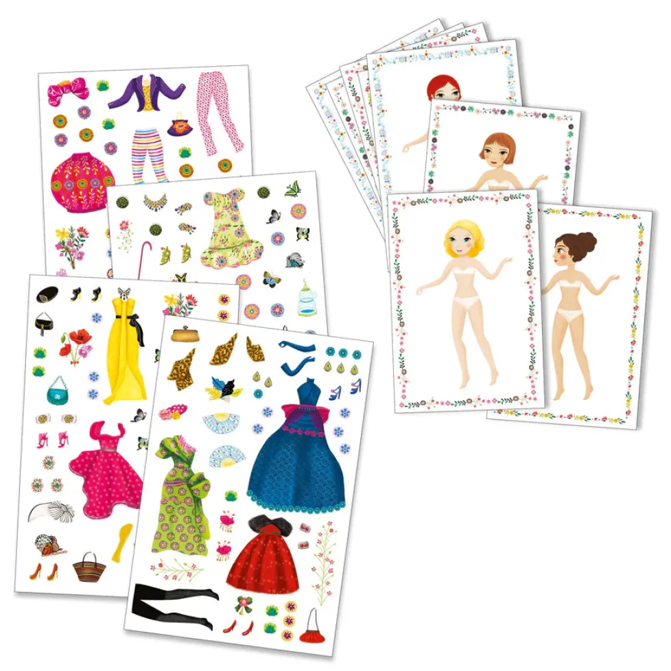 Djeco Paper Dolls: Massive Fashion