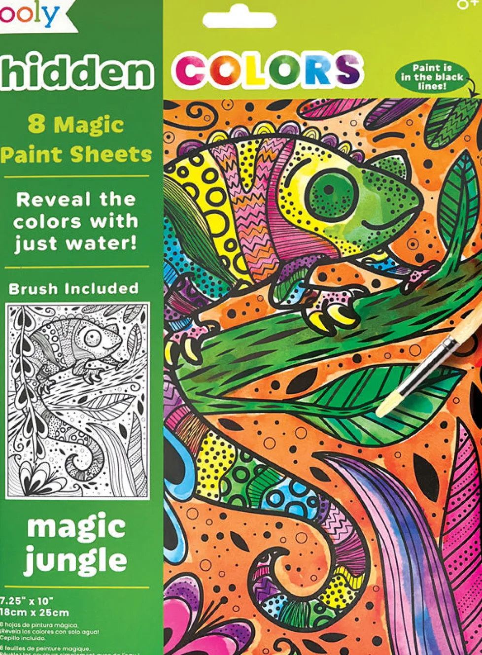 Ooly Hidden Colors Magic Paint Sheets: Magic Jungle