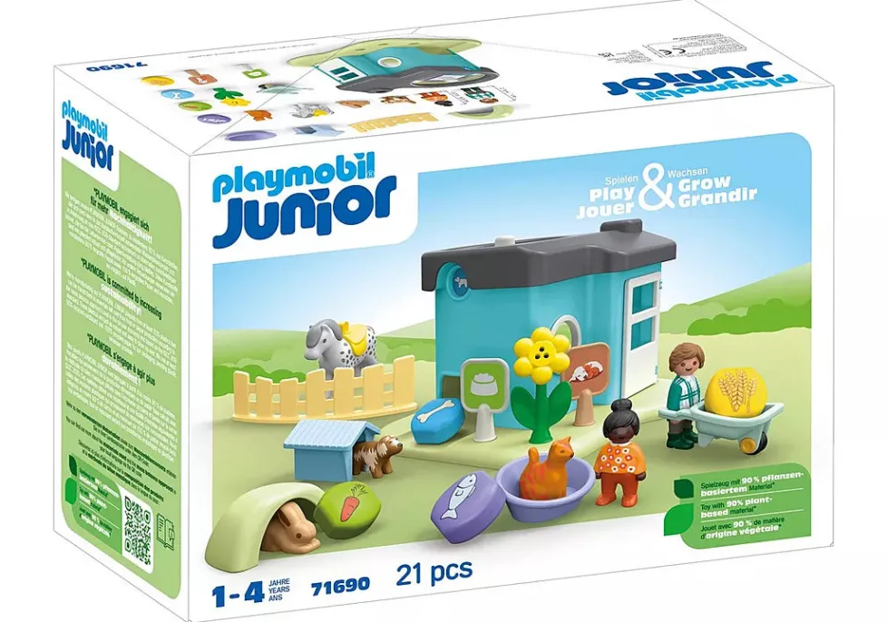 Playmobil Junior: Animal Home with Treat Dispenser 71690