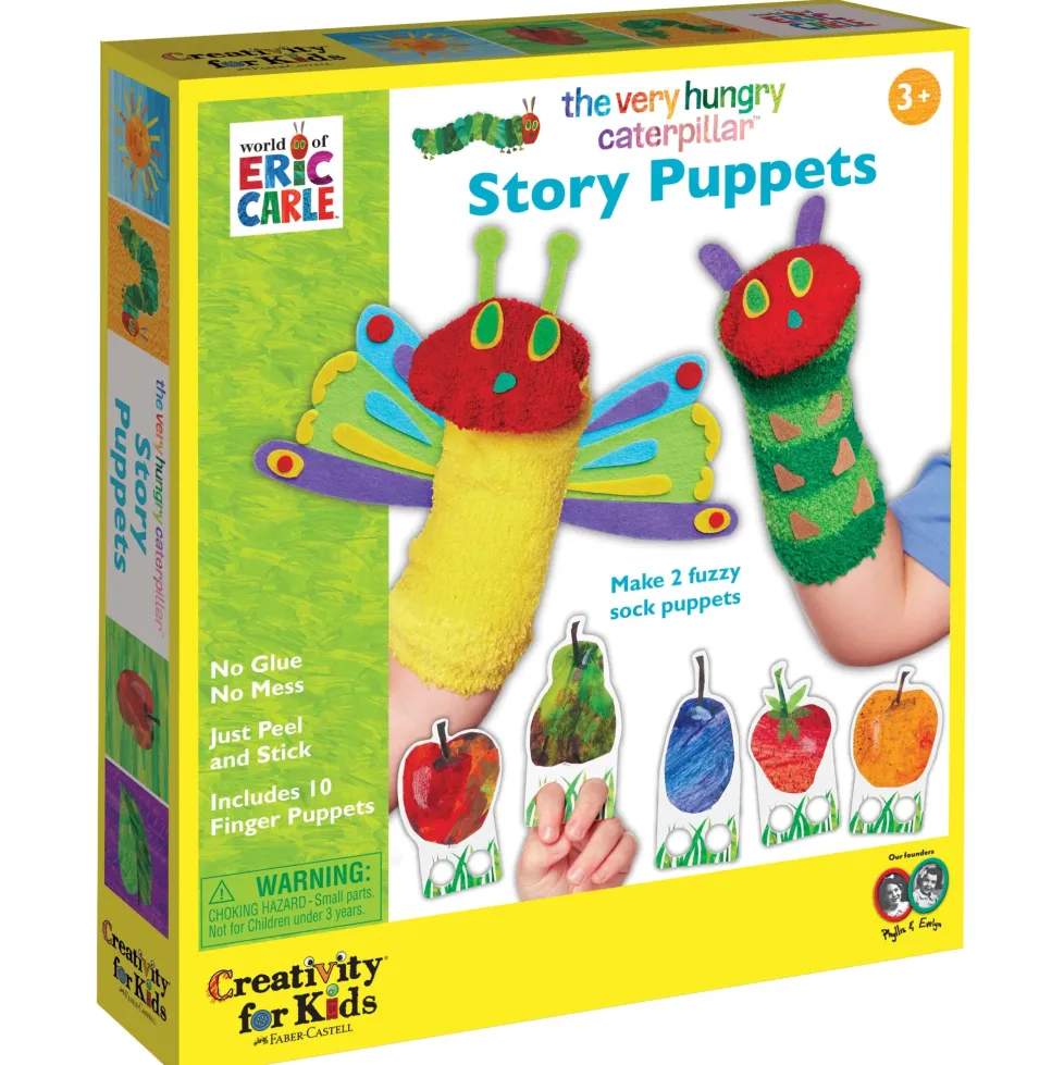 Creativity for Kids The Very Hungry Caterpillar Sock Puppets