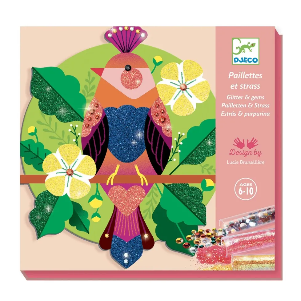 Djeco Glitter Craft Kit: Paradisio