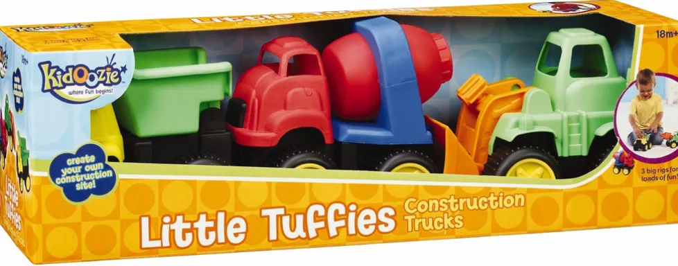 Kidoozie Little Tuffies Construction Trucks