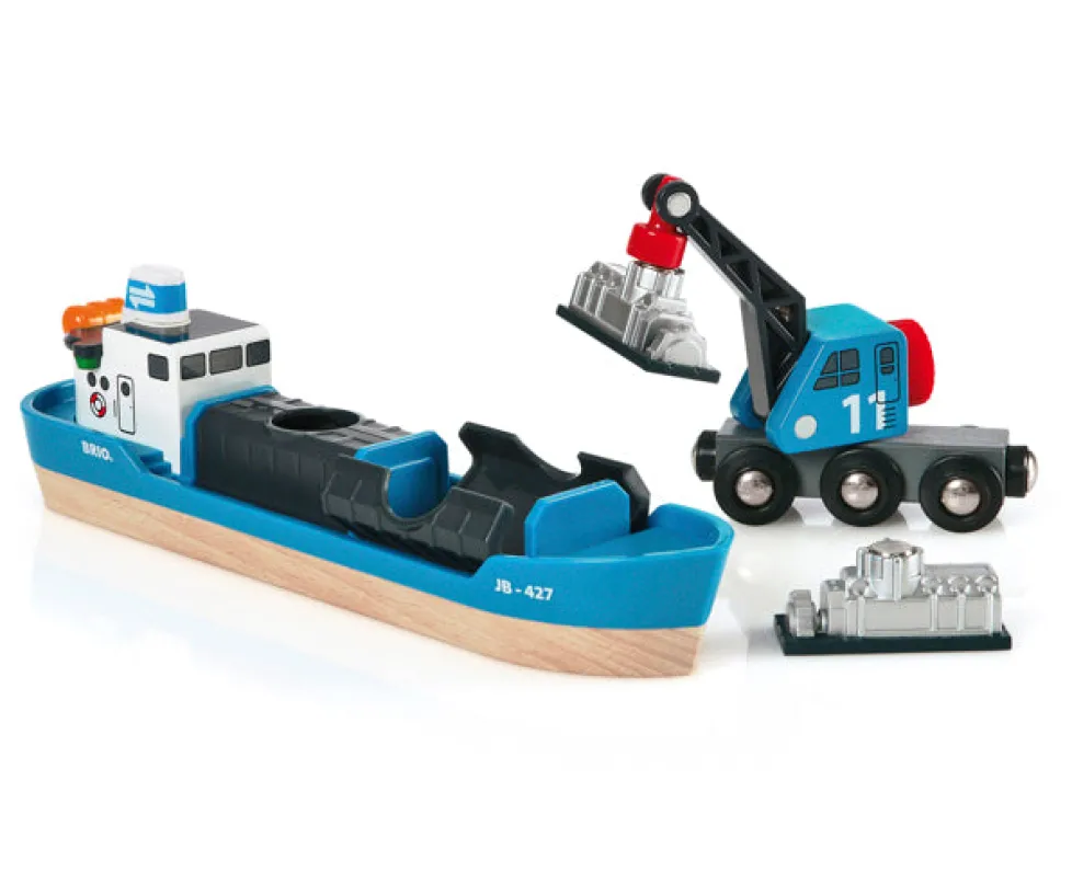 Brio Freight Ship & Crane 33534