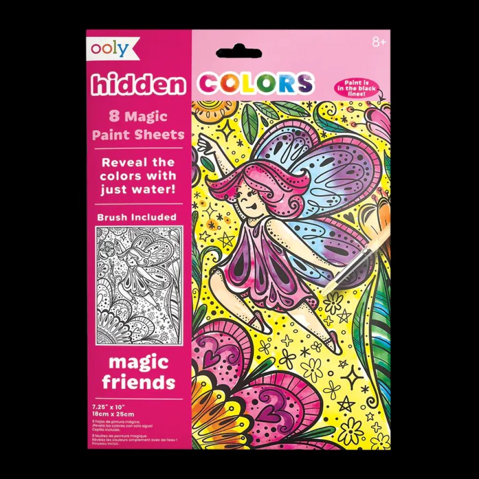 Ooly Hidden Colors Magic Paint Sheets: Magic Friends