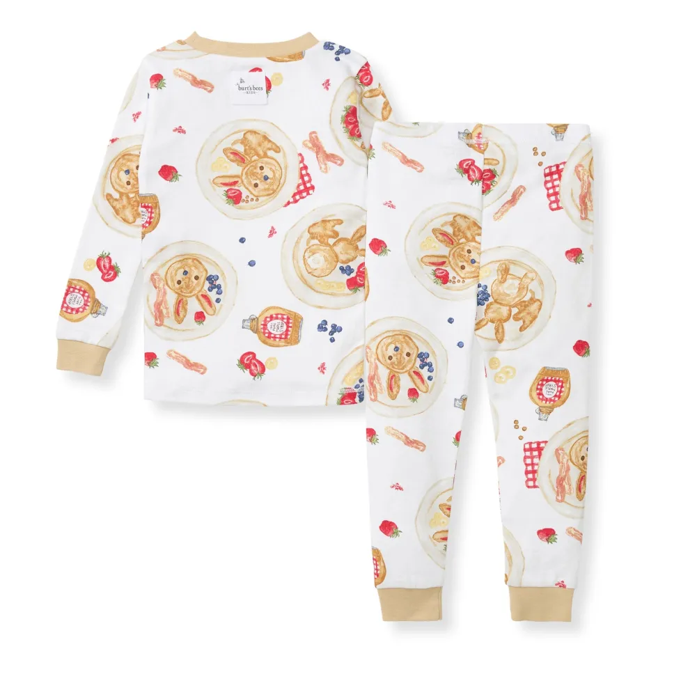 Burt's Bees Organic Two-Piece Pajamas Easter Breakfast
