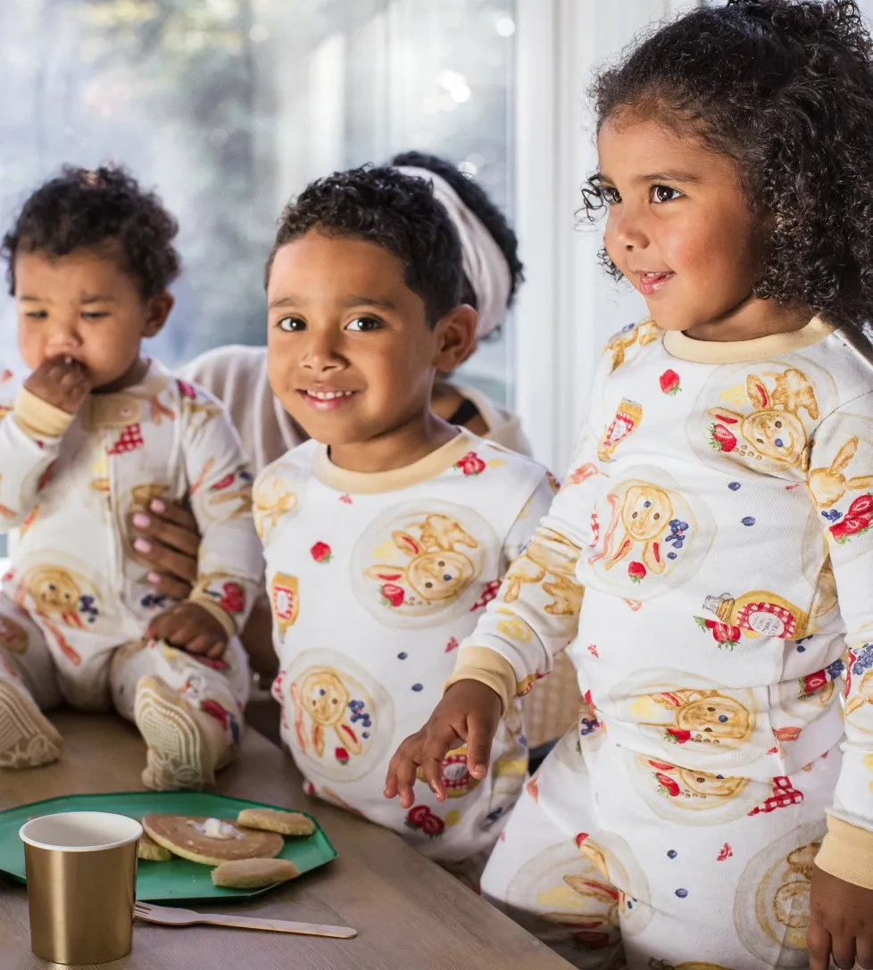 Burt's Bees Organic Two-Piece Pajamas Easter Breakfast